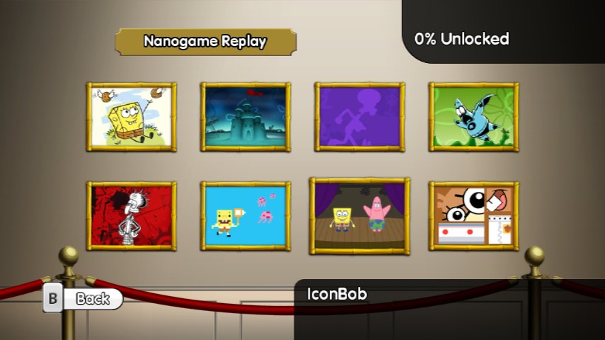 IconBob: a new world in Nanogame Replay