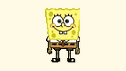 SpongeBob's loading animation, as a GIF